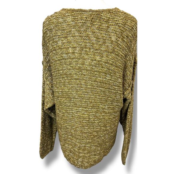 Universal Thread Women’s V Neck Pullover Sweater, Green Variegated, size XL - Picture 6 of 12